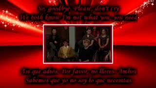 Glee - I will always love you / Sub spanish with lyrics