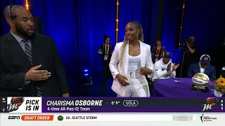 🚨 CHARISMA OSBORNE #25 PICK AT 2024 WNBA DRAFT BY PHOENIX MERCURY + Interview | UCLA Bruins