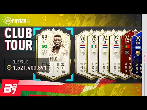 THE BEST CLUB ON FIFA! CLUB TOUR! I PACKED RED RONALDO AND AN ICON! | FIFA 20 ULTIMATE TEAM