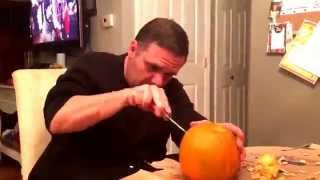 The Wolf Pumpkin Carving Challenge: CJ