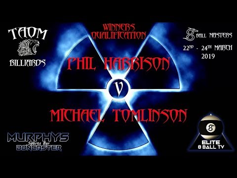 Phil Harrison v Michael Tomlinson - TAOM 8 Ball Masters