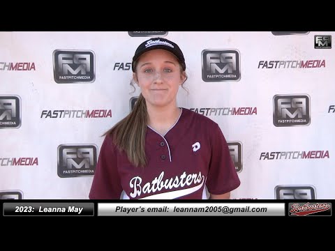 2023 Leanna May 4.08 GPA - Shortstop Softball Skills Video - Bay Area Batbusters
