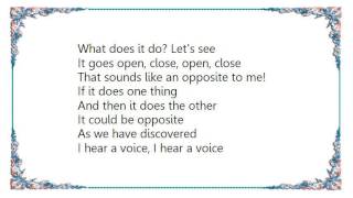 Barney - That Sounds Like an Opposite to Me Lyrics