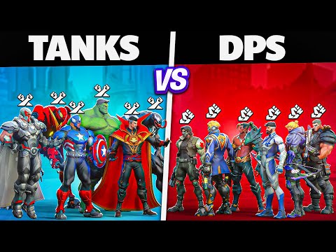 6 TANKS vs 6 DPS in Marvel Rivals... Who wins?!