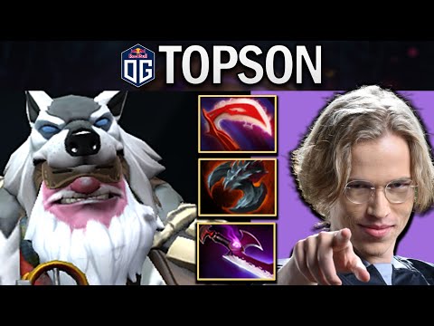 OG.TOPSON SNIPER WITH CLASSIC SILVEREDGE - SATANIC - ROAD TO TI11 DOTA 2