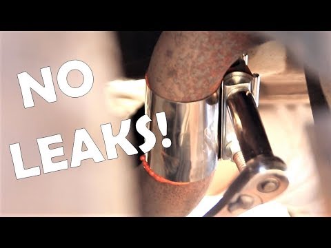Easy Exhaust Fix with Band Clamp and Copper RTV
