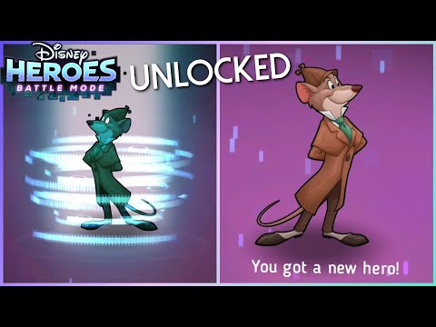 Disney Heroes Battle Mode BASIL OF BAKER ST. UNLOCKED PART 830 Gameplay Walkthrough - iOS / Android