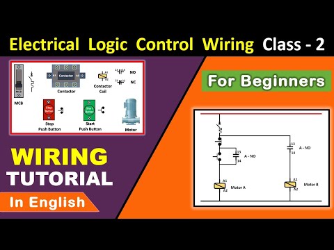 Electrical Wiring Diagram for Conveyor Belt Circuit with Limit Switch ‪ TheElectricalGuy