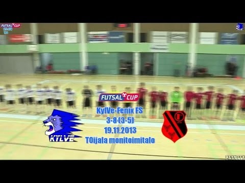 KylVe-Fenix FS 3-8 (3-5) Futsal Cup 2. kierros 19.11.2013 Toijala monitoimitalo maalikooste