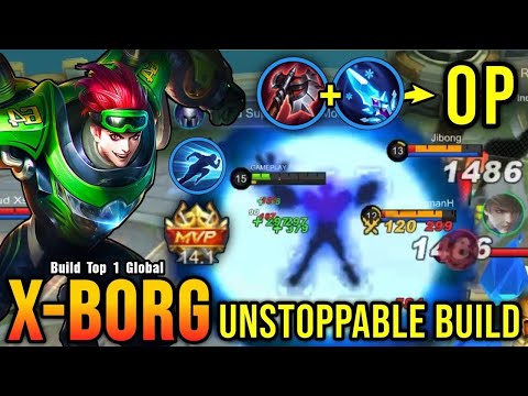 Powerful Offlane!! Unstoppable X Borg Build - Build Top 1 Global X Borg ~ MLBB