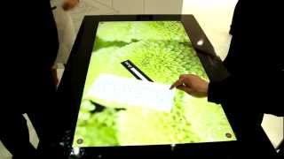 CeBIT 2012 - Samsung: SUR40 Multi-Touch-Table mit Microsoft Surface [Deutsch]