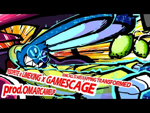 PE$O PETE x LIME KING x GAMESCAGE - SONIC ALL-STARS RAPPING TRANSFORMED (OFFICIAL LYRIC VIDEO)