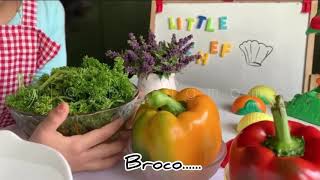 kids making easy salad/ideas to make kids eat healthy food/simple healthy best salad recipe/veg
