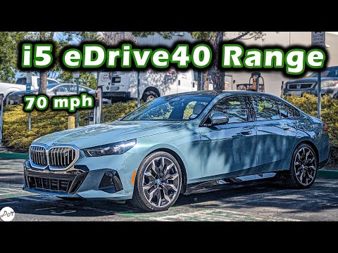 2024 BMW i5 eDrive40 – MPG Test | Real-world Highway Range & Efficiency