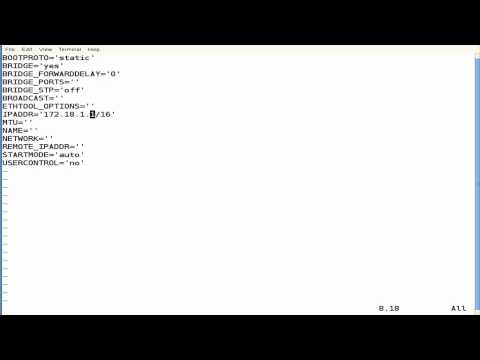 XEN: Configuring the 3 bridge types on a XEN VM Host