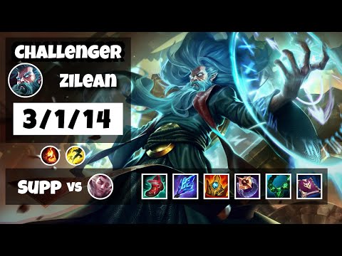 Zilean Challenger Gameplay S11 Replay 11.18 Support (3/1/14) - NA