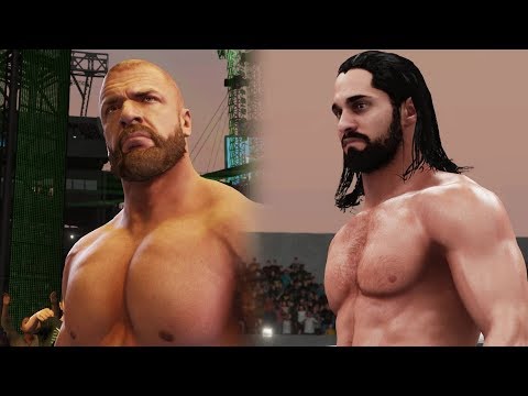 WWE 2k18 - Seth Rollins vs Triple H (Full Match) | Wrestlemania (1080p 60fps)