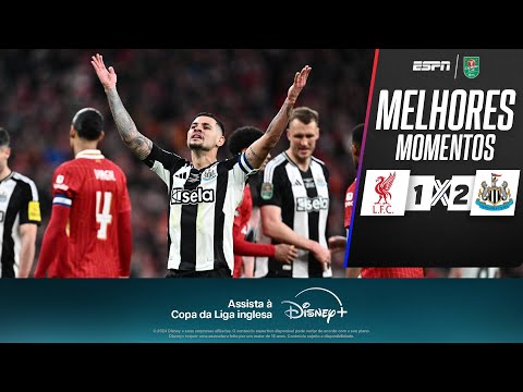 Gols e lances de Liverpool x Newcastle United