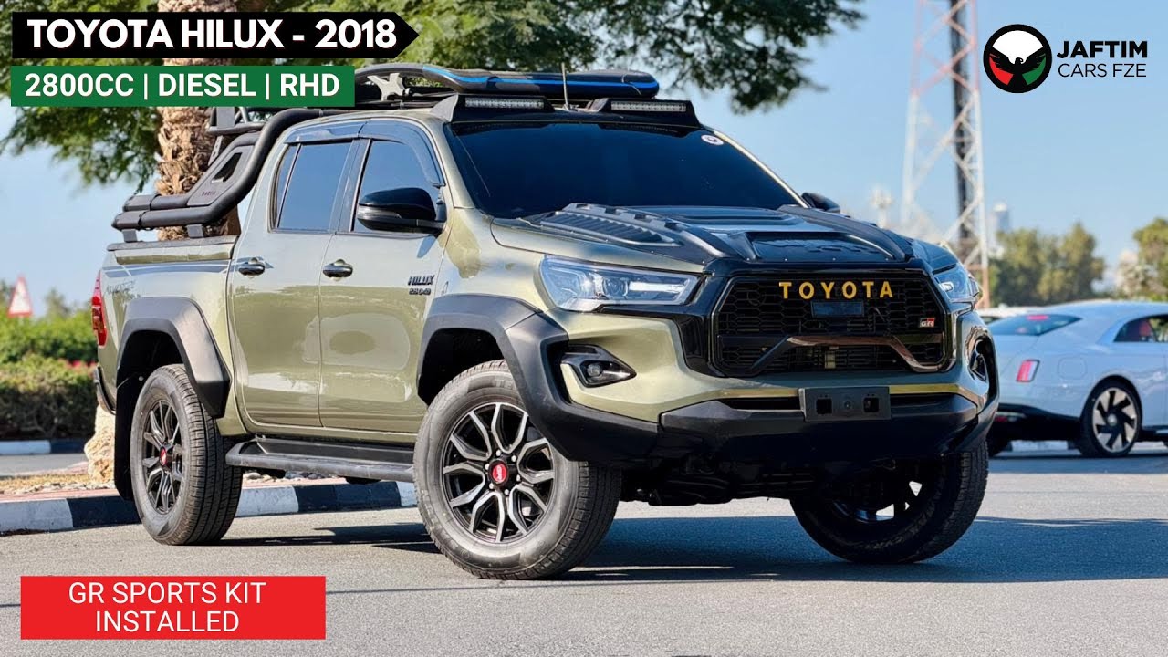 Toyota Hilux GR SPORTS BODY KIT INSTALLED | AT | SPORTS BAR WITH BASKET | LEATHER SEATS | 2.8L DIESEL | RHD video