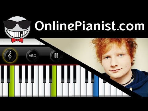 Ed Sheeran - One - Piano Tutorial & Sheets (Easy Version)