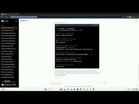 Python Selenium Get Parent Element