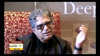 International wellness guru dr Deepak Chopra in SA