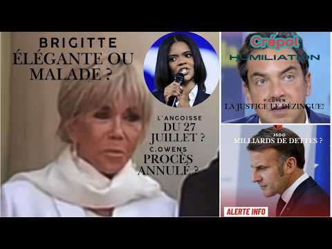 Brigitte, élégante ou malade ? L'angoisse du procès C.Owens ?Patou, humilié dans le procès Crépol !