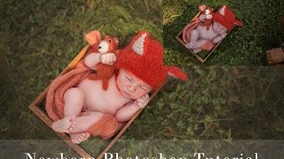 Editing Newborns Outdoors | A Photoshop Tutorial