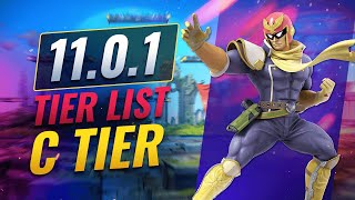 C TIER Characters In Smash Ultimate - 11.0.1 Tier List