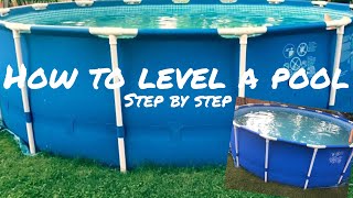 HOW TO LEVEL A POOL (easy)