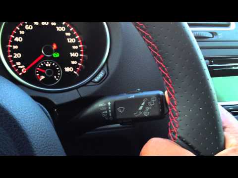 How to change settings and access phone menu on the base GTI and Golf