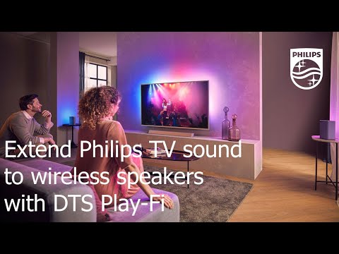 Namų kino sistema „Philips Soundbar“ garsiakalbis TAB8505/10, maks. 240 W. Integruotas žemųjų dažnių garsiakalbis, Dolby Atmos®, suderinamas su DTS Play-Fi, jungiasi su balso asistentais video