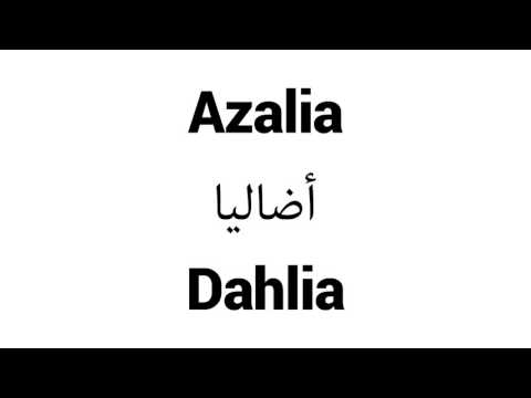 How to Pronounce Azalia! - Middle Eastern Names