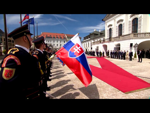 Prince Albert II makes an official visit to Slovakia