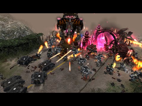 Black Templars vs World Eaters - Survival - Unification Mod - Warhammer 40K Dawn Of War Soulstorm
