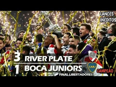FINAL HISTÓRICA !! | River Plate 3 x 1 Boca Juniors (HD) Gols e Melhores Momentos - 09/12/2018