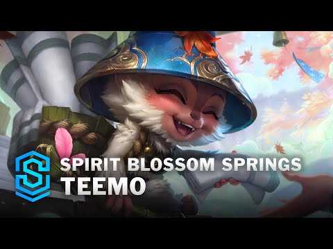 Spirit Blossom Springs Teemo Skin Spotlight - League of Legends