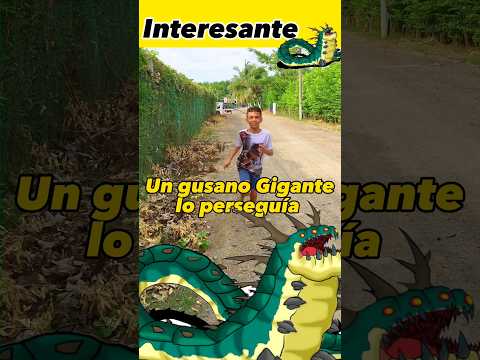 A Giant Worm was chasing him 😰😱 Interesting 😰😱 Amazing