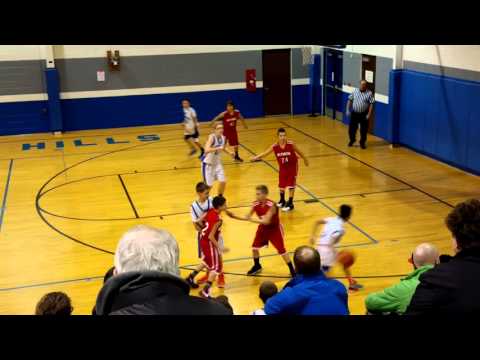 Attacking the basket..