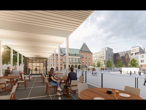 Město Zlín představilo návrh rekonstrukce náměstí Míru