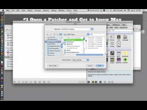 Tutorial 1: Meet Max 6 - Making your first "Patcher"