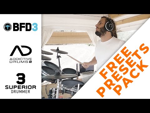 MY TOP 3 PRESETS FOR REGGAE ON E DRUMS | BFD 3, Addictive Drums 2 & Superior Drummer 3