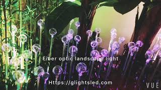 preview picture of video 'Fiber optic landscape light, fiber optic jellyfish light, fiber optic star light from G-Lights'