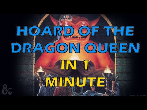 D&D Books in 1 Minute Hoard of the Dragon Queen