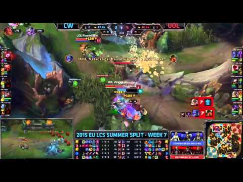 Highlights: Unicorns of Love (UOL) vs. Copenhagen Wolves (CW) - LCS EU Week 7 Day 1