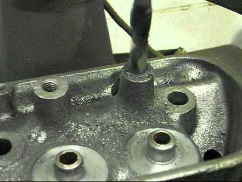 How to modify V8 heads for ARP 7/16 screw in studs for adjustable roller rockers