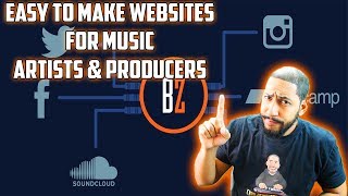 Easy to make Website for Music Artist & Producers to Sell Music, Merch, & More