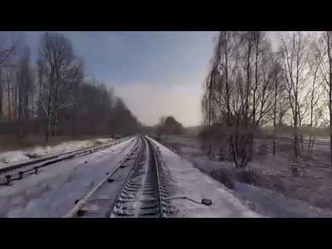 Führerstandsmitfahrt S-Bahn Berlin von Hohenschönhausen nach Ostbahnhof auf der S75 im Winter
