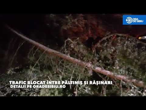 Trafic blocat intre Sibiu si Paltinis