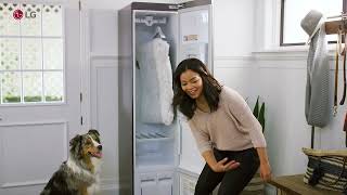 LG LG Styler® Smart wi-fi Enabled Steam Closet with TrueSteam® Technology and Exclusive Moving Hangers null S3MFBN Picture